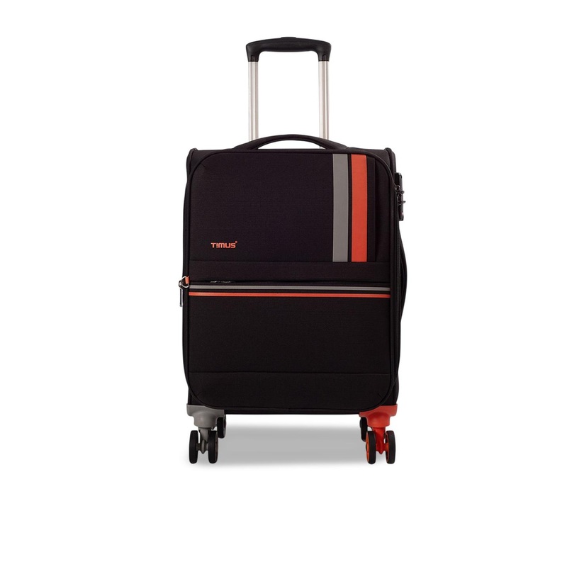 TIMUS Soft Luggage Soft-Sided Cabin Trolley Bag