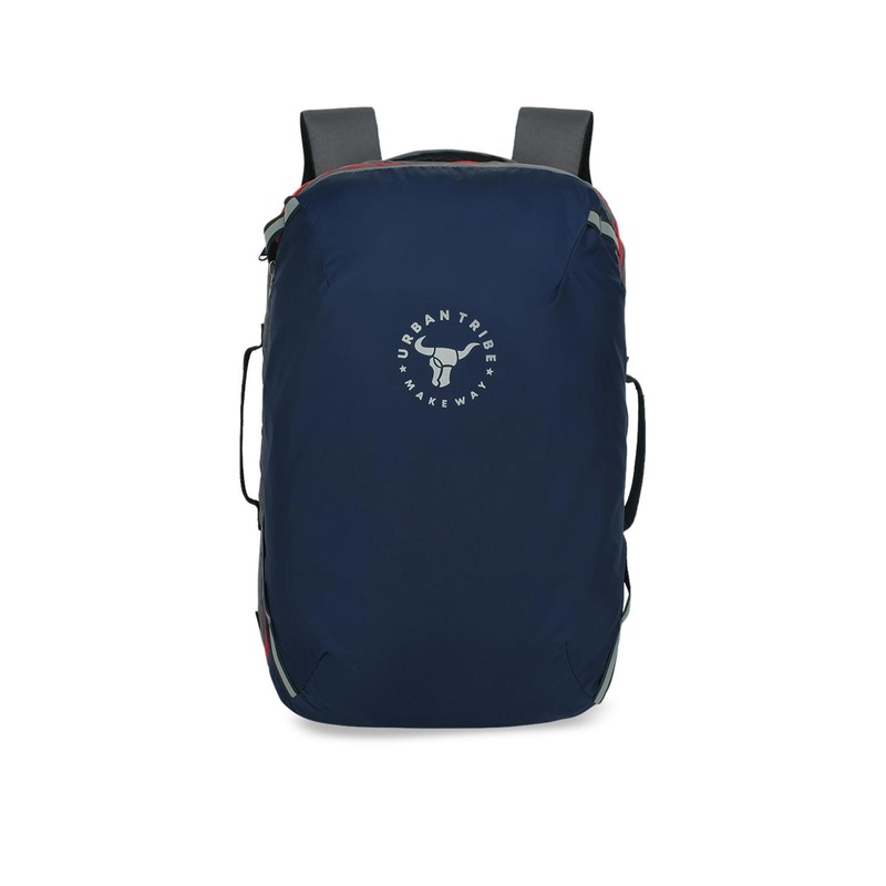 URBAN TRIBE Unisex Blue Brand Logo Backpack
