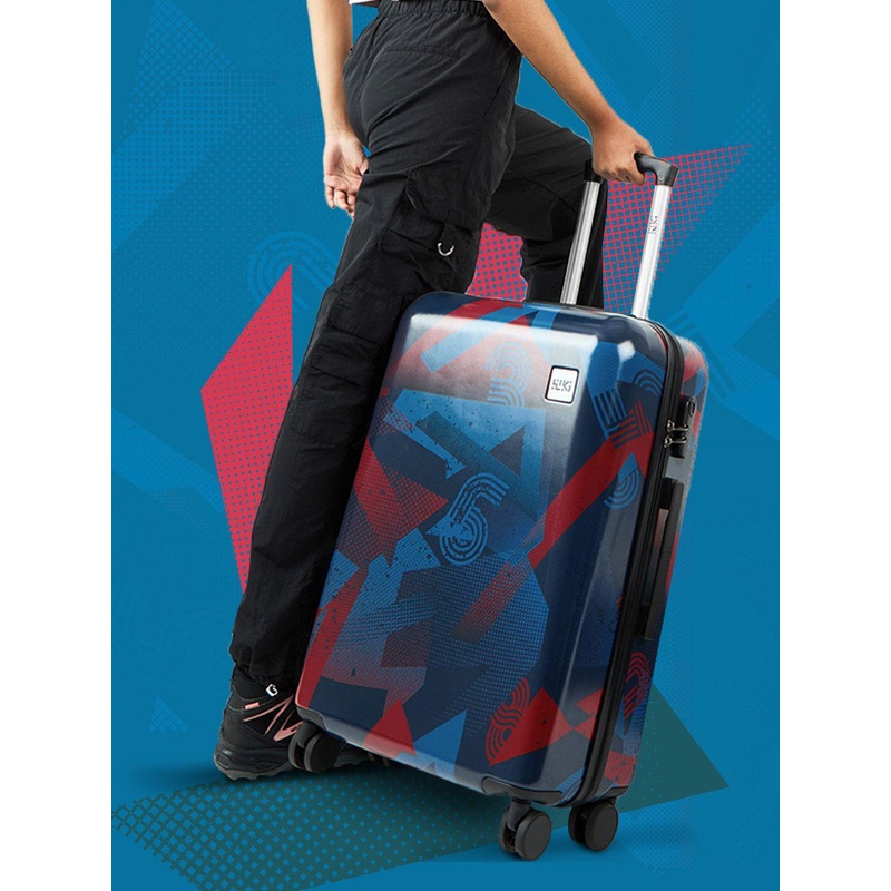 Wildcraft Future Printed Hard-Sided Medium Trolley Bag