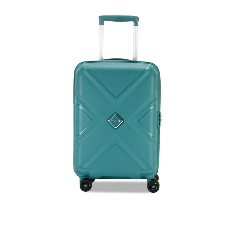 AMERICAN TOURISTER KROSSPLUS Textured Hard-Sided Trolley Bag