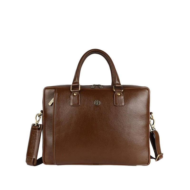 HAMMONDS FLYCATCHER Men Leather Laptop Bag Up to 16 inch