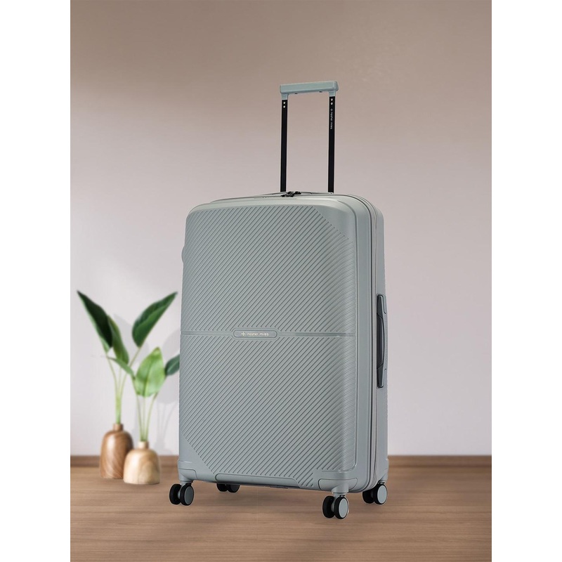 Nasher Miles Hawaii Polypropylene TSA Lock Large Grey Trolley Bag – 28 Inch (75 cm)