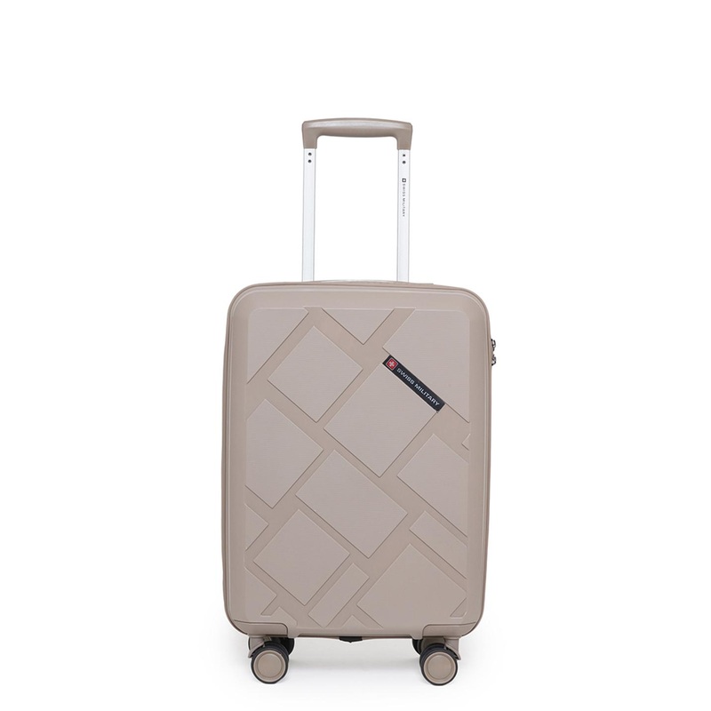 SWISS MILITARY Textured Hard-Sided Cabin Trolley Bag