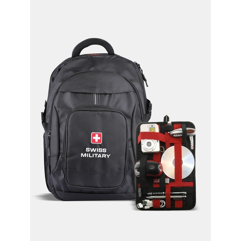 SWISS MILITARY Unisex USB Charging Port Backpacks