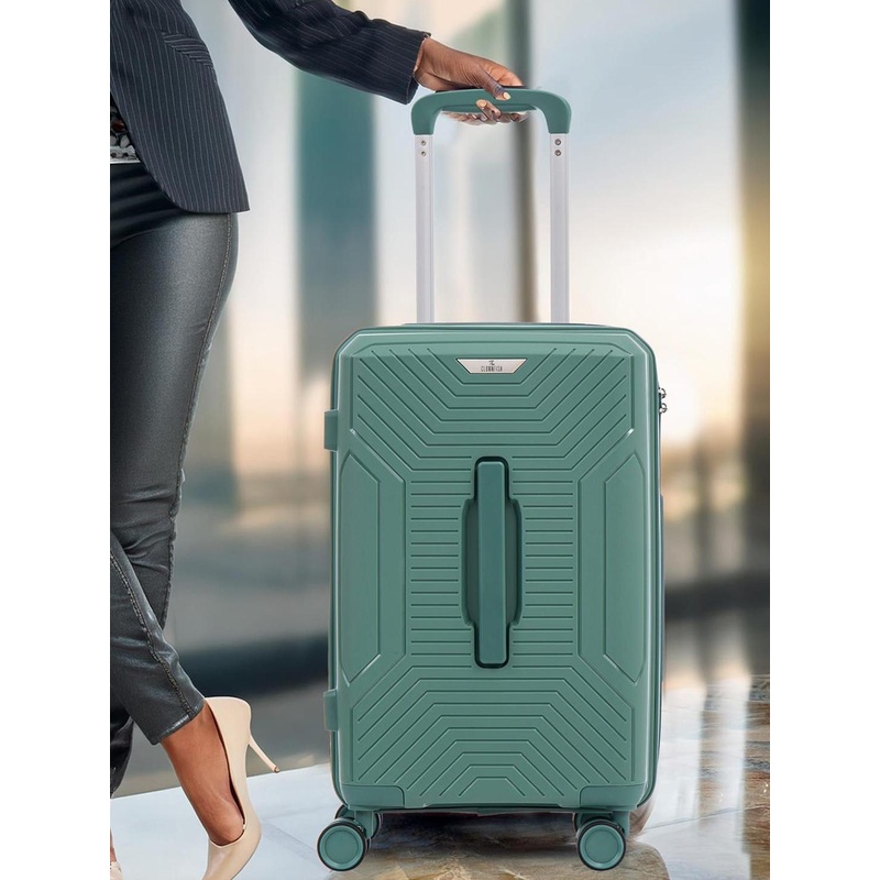 THE CLOWNFISH Skyroller Hard Sided Cabin Trolly Suitcase