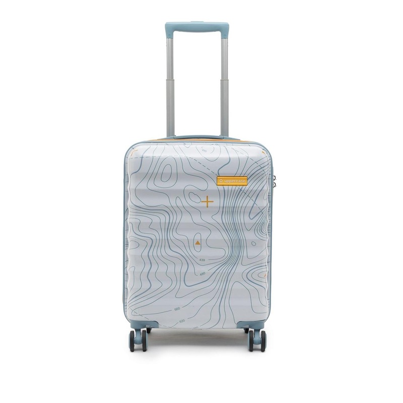 uppercase Unisex Hard Sided Cabin Trolley Suitcase