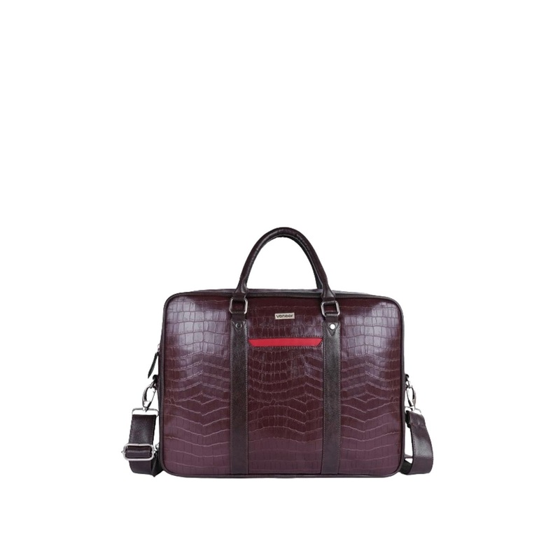 Veneer Unisex Textured Messenger Bag