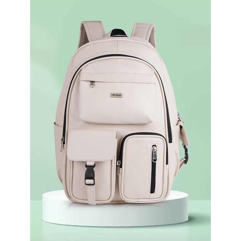 Veneer Unisex Vegan Leather Laptop Backpack
