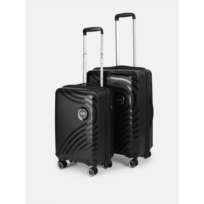 Wildcraft Onyx-TR Set Of 2 Textured Hard Suitcase Trolley Bags- 105L