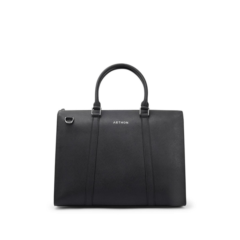 Aethon Unisex Leather Structured Handheld Bag