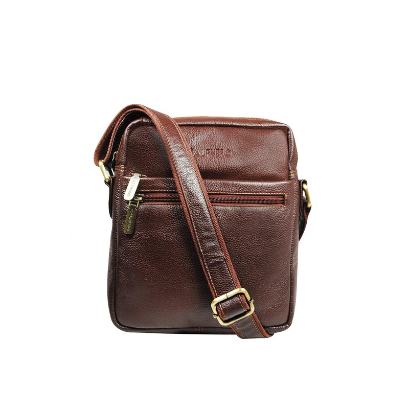 CALFNERO Men Brown Messenger Bag