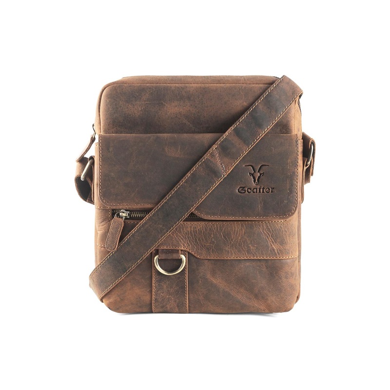 Goatter Men Brown Messenger Bag