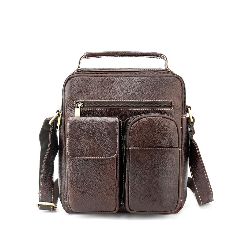 Goatter Textured Leather Sling Bag