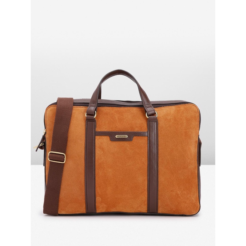 Hidesign Men Leather Messenger Bag