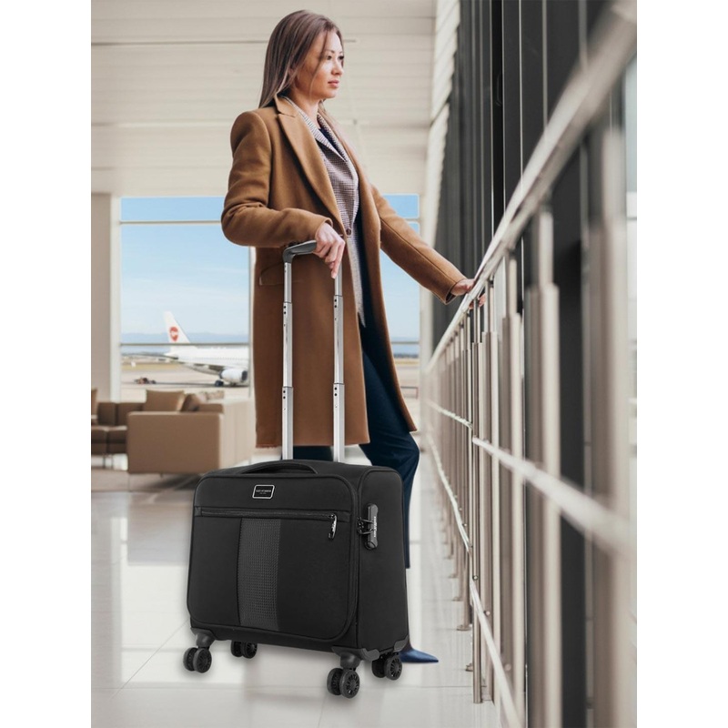 Kenneth Cole Unisex Soft-Sided Overnighter Trolley Bag