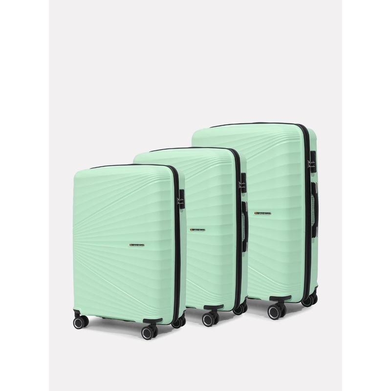 MOVE-MEANT Hard Sided Trolley Suitcase
