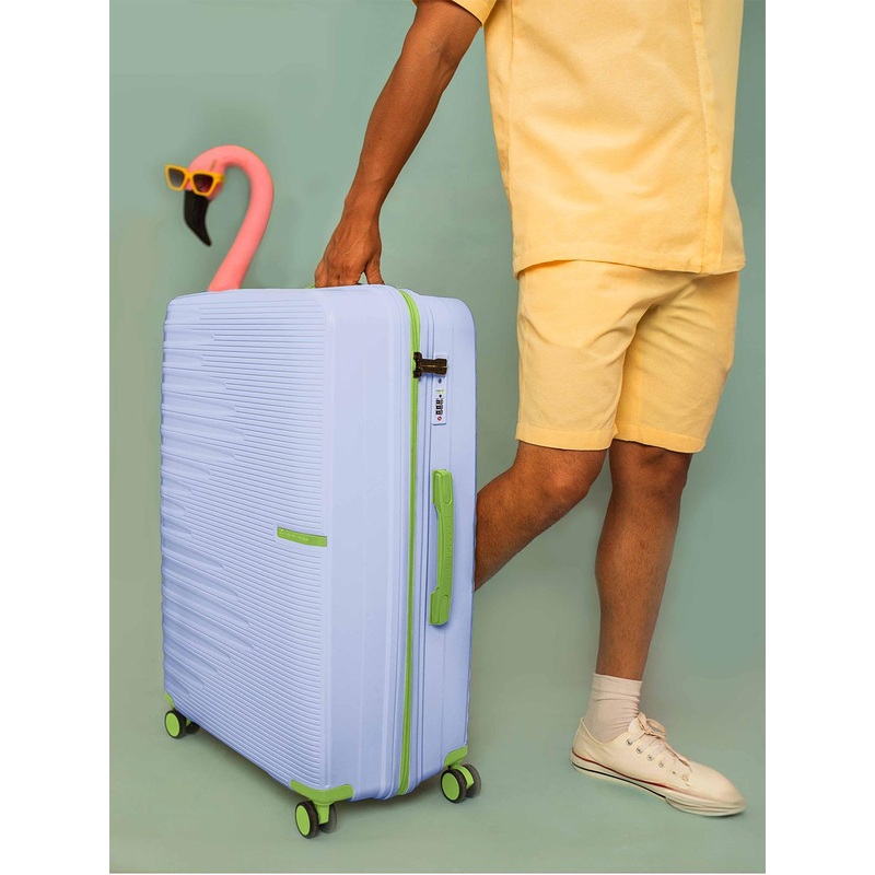 Nasher Miles Havelock Polypropylene TSA Lock Large Purple Trolley Bag – 28 Inch (75 cm)