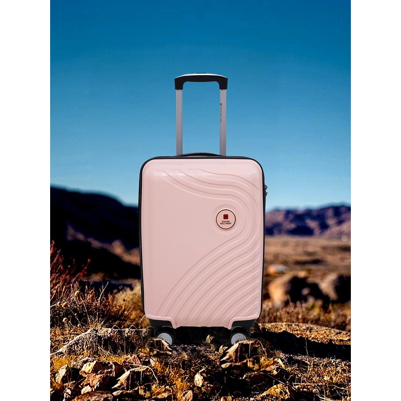 SWISS MILITARY MilesPro Striped Hard Sided Travel Bag