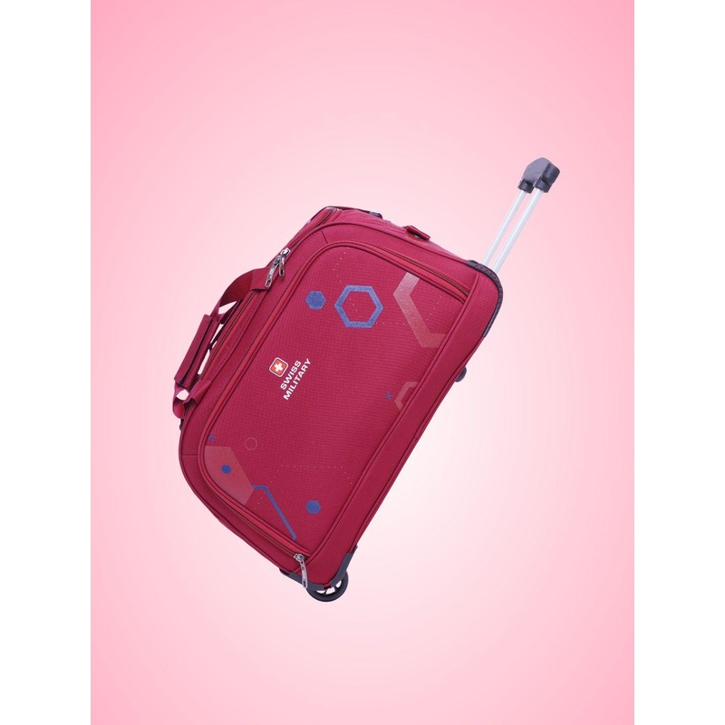 SWISS MILITARY Sprint Printed Medium Duffel Trolley Bag-51-100L