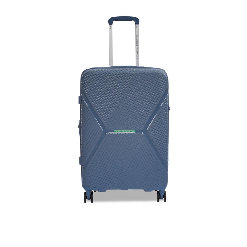 United Colors of Benetton Textured Hard-Sided Cabin Trolley Suitcase