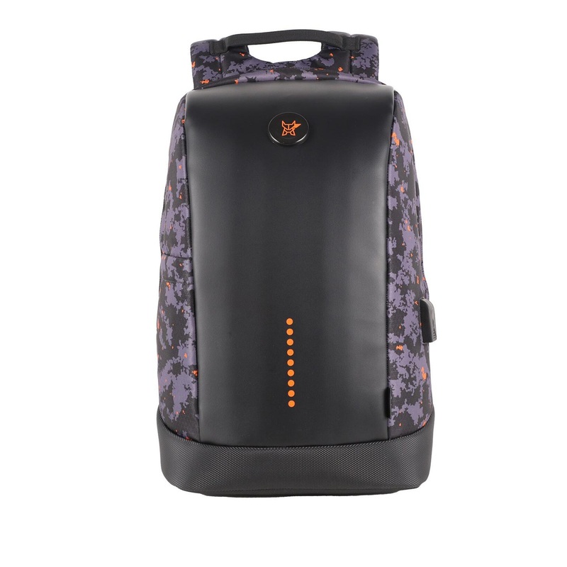 Arctic Fox Unisex Abstract Printed Backpack with Anti-Theft Up to 16 inch