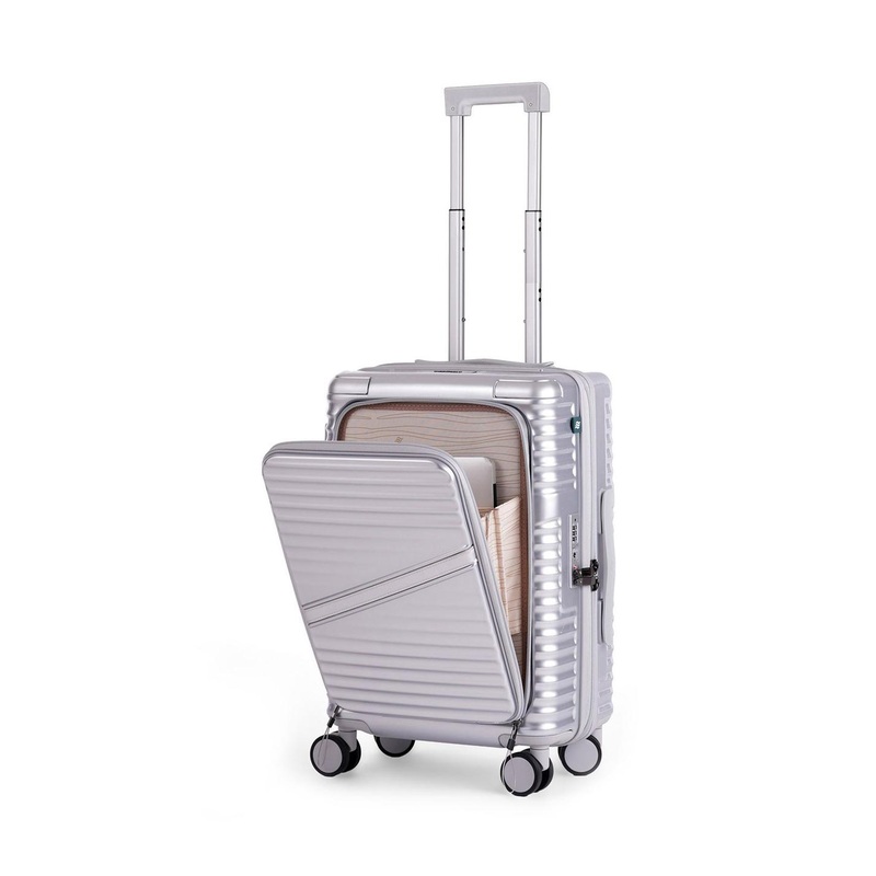 Assembly Unisex Oblique Pro Cabin Hard Luggage Trolley Bag