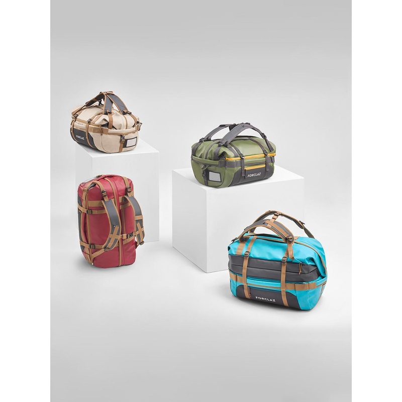 Decathlon FORCLAZ – Grey Expandable 80-120L Travel Duffle Bag