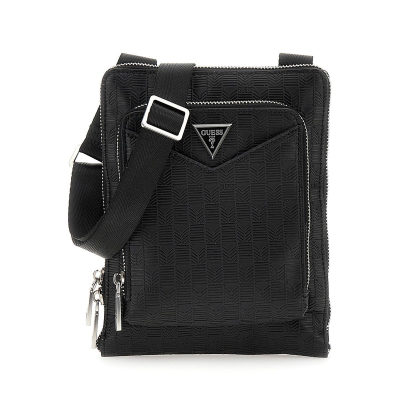 GUESS Men Siena Textured Crossbody Sling Bag