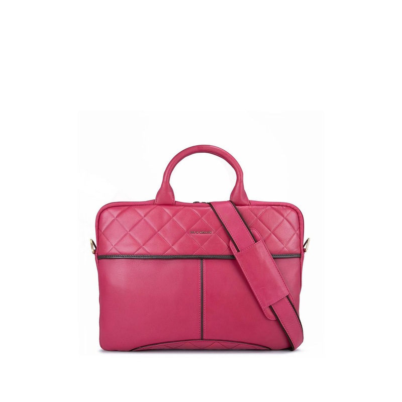 Joe & Mellon Unisex Leather Laptop Bag-Up to 14 inch