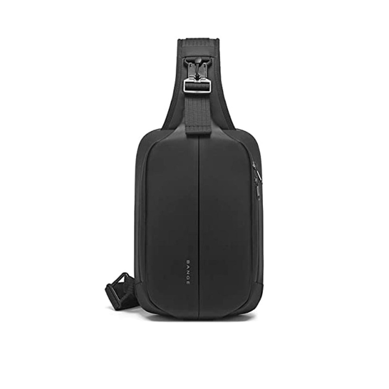 Red Lemon Unisex Black Messenger Bag