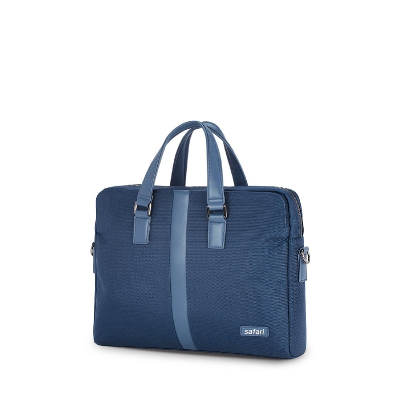 Safari Select Classic Blue with Adjustable and Detachable Straps Laptop Messenger Bag