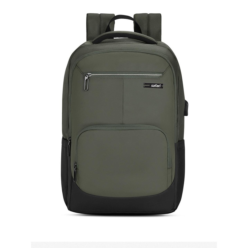 Safari Unisex Backpack with USB Charging Port And Rain Cover