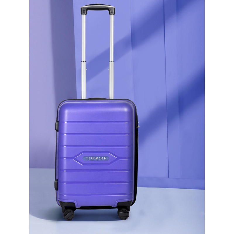 Teakwood Leathers Vibes 360 Degree Rotation Hard Cabin-Sized Trolley Bag 30L