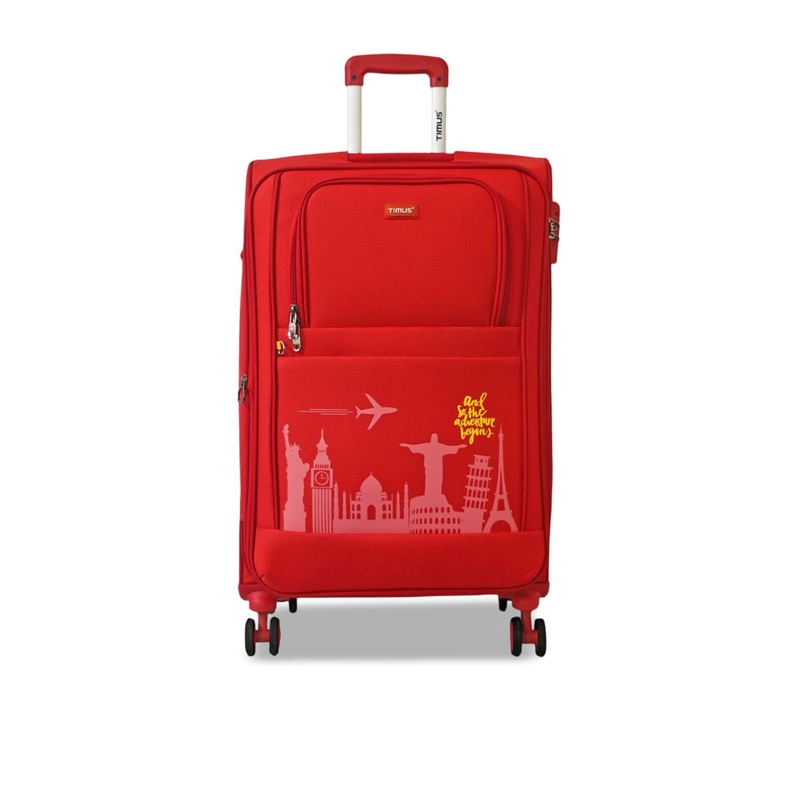 TIMUS Salsa Plus Soft Luggage Printed Large Trolley Bag