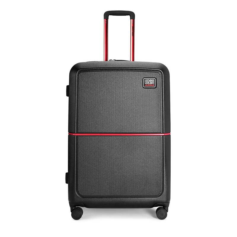 Urban Jungle by Safari Black Hardside Trolley Large Polycarboante Suitcase