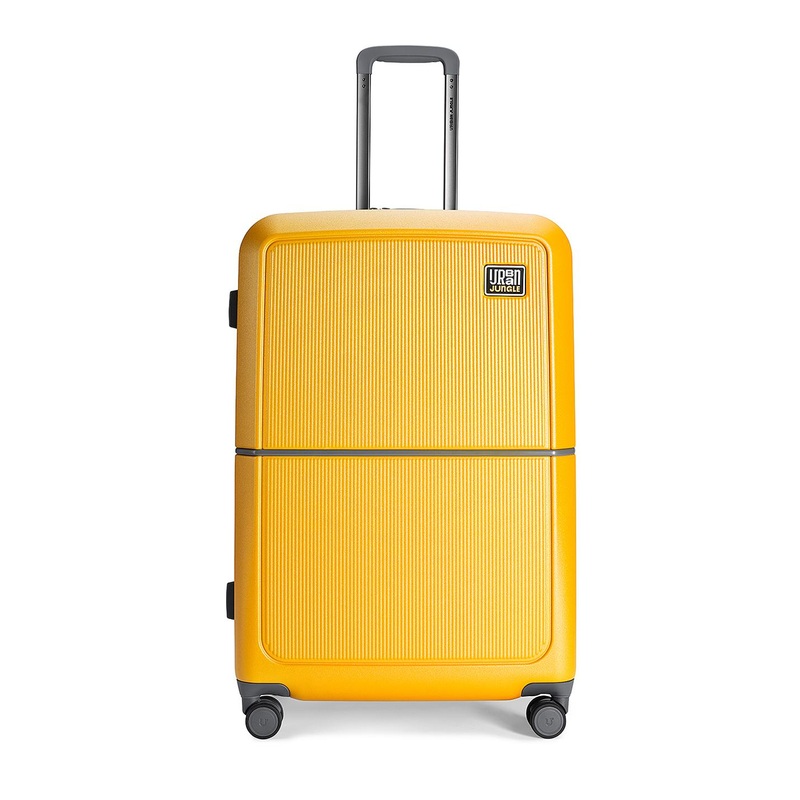 Urban Jungle By Safari Yellow Hardside Trolley Large Polycarbonate Suitcase