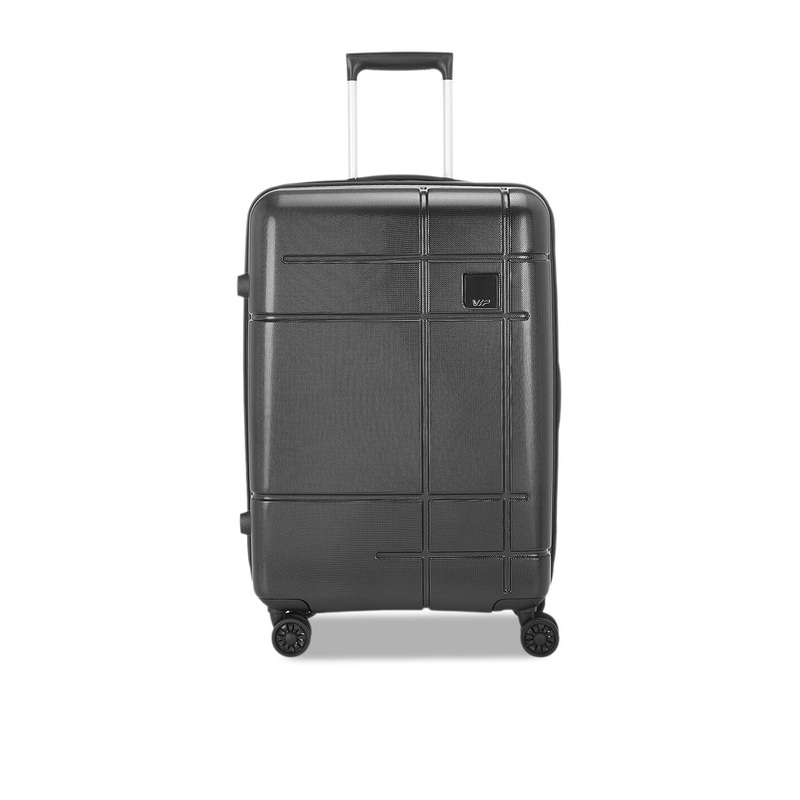 VIP TExtured Hard Sided Large Trolley Bag