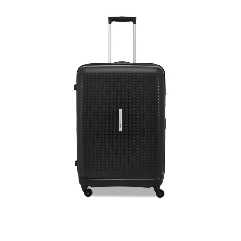 VIP Textured Hard-Sided Large Trolley Suitcase
