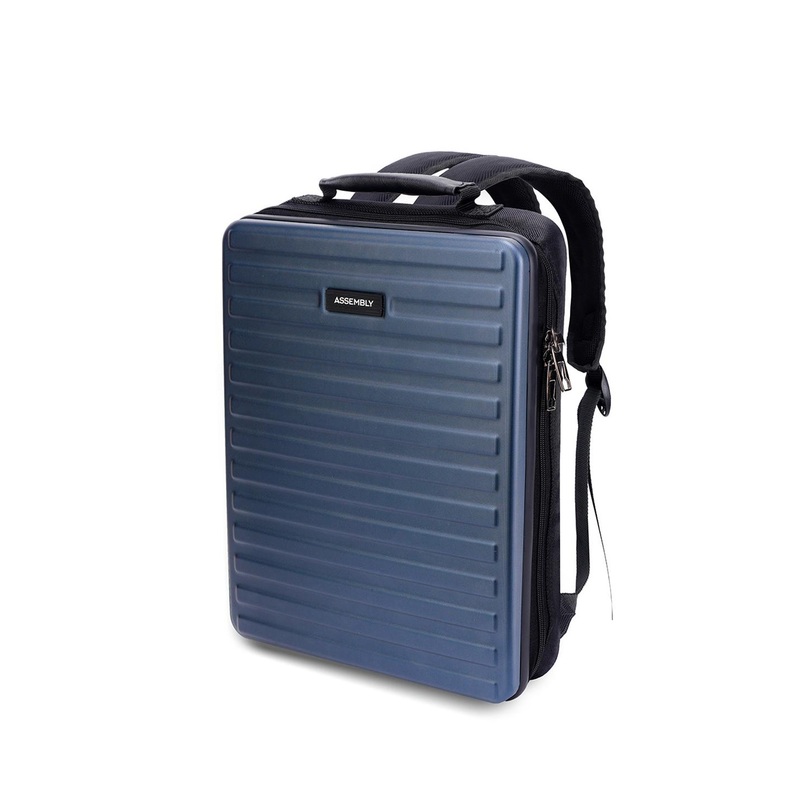 Assembly Edge Blue Hardshell Laptop Travel Backpack Fits Up to 15.6 inch laptop
