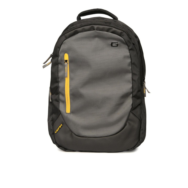 Gear Unisex Grey & Black Eco 1 Laptop Backpack