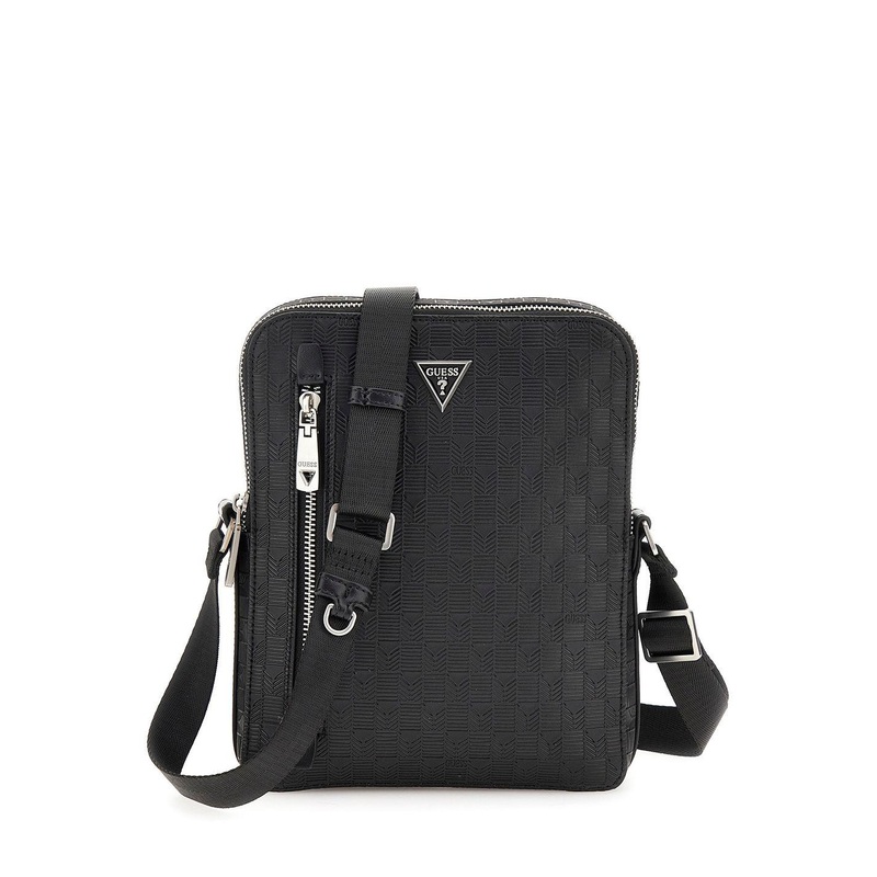 GUESS Men Torino Textured Messenger Bag