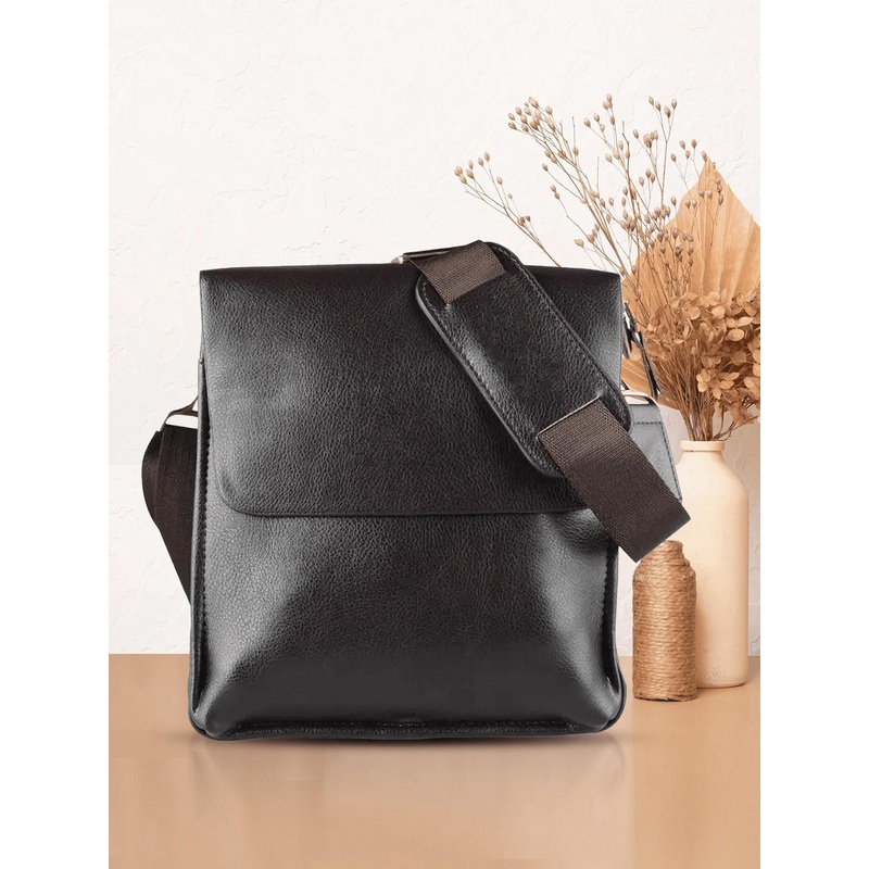 INKMILAN Structured Messenger Bag