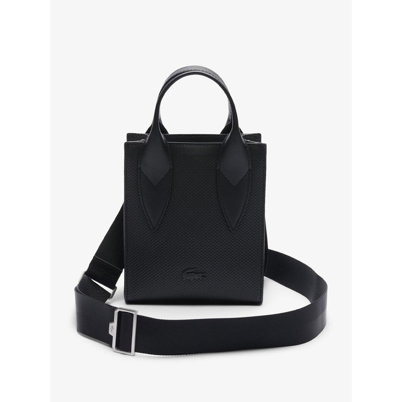 Lacoste Leather Structured Tote Bag