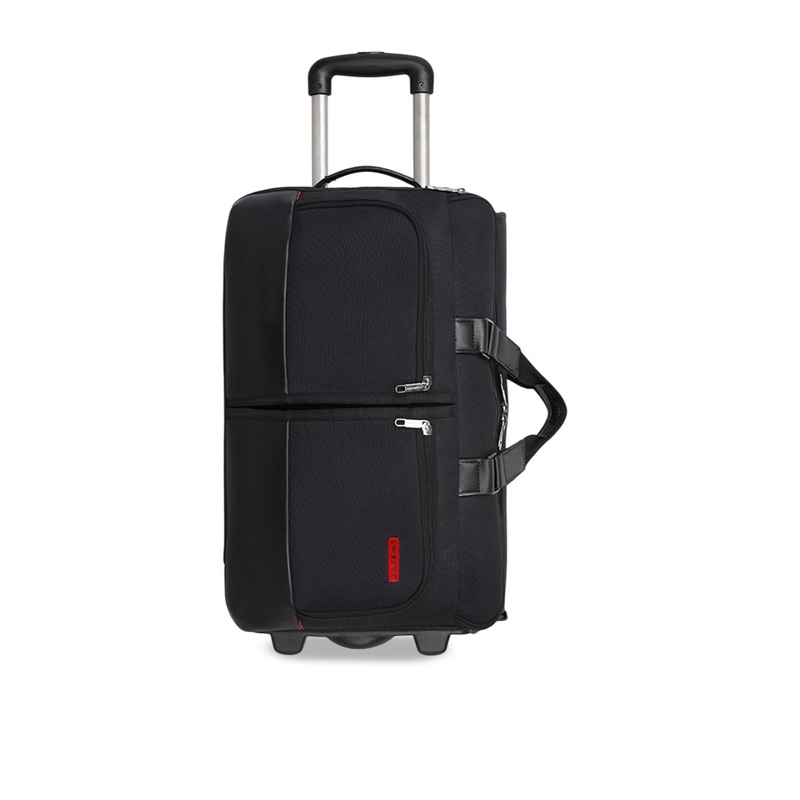 LAVIE SPORT Black Soft Sided Medium Trolley Duffle Bag