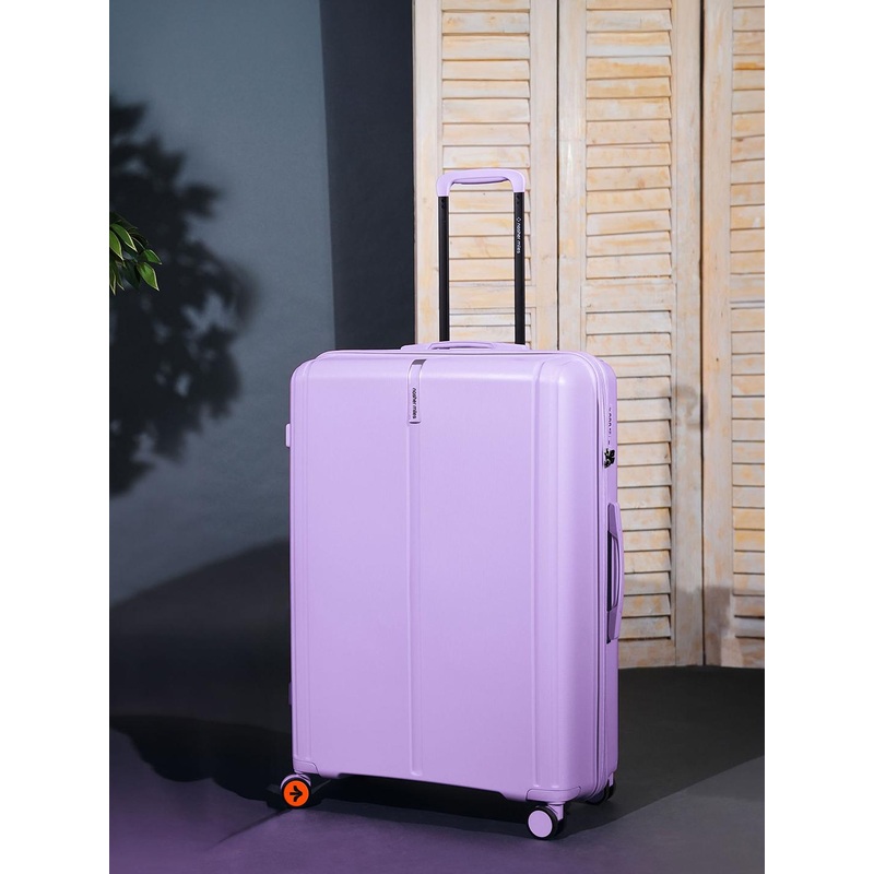 Nasher Miles The Line Polypropylene Medium Purple Trolley Bag – 24 inch (65cm)