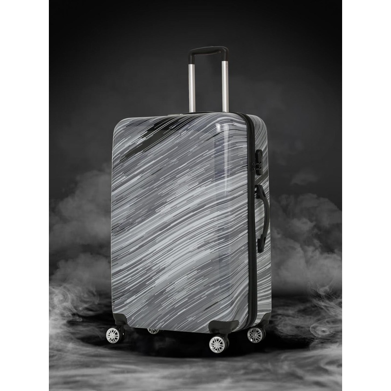 Teakwood Leathers Linear Large Trolley Bag – 95.5 Litres