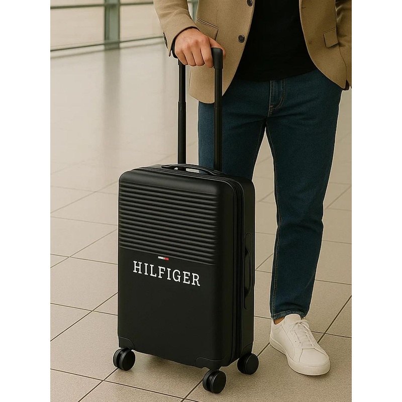 Tommy Hilfiger Mckinley Printed Hard-Sided Cabin Trolley Bag