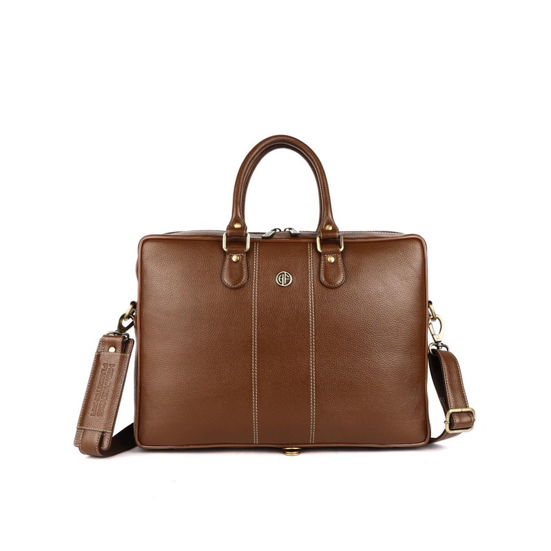 HAMMONDS FLYCATCHER Men Padded Leather Laptop Bag – Up to 16 inch Laptop