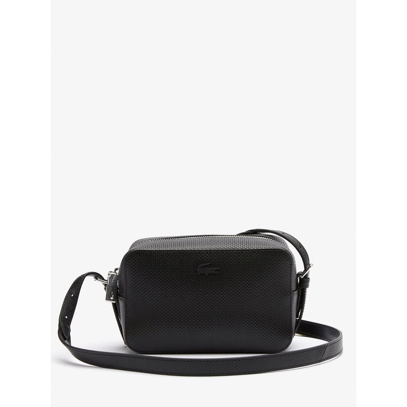 Lacoste Leather Structured Sling Bag