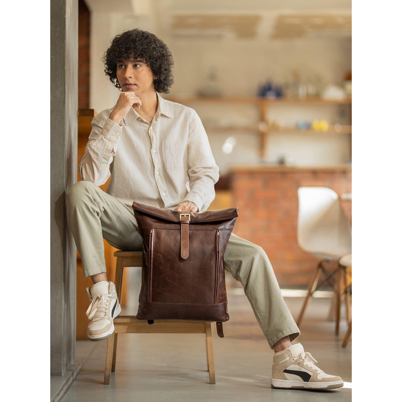 MAI SOLI Oslo Vintage Brown Backpack